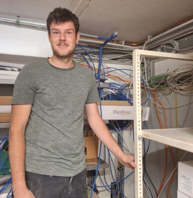 Marcel Waldner, Lehrling Elektrotechnik